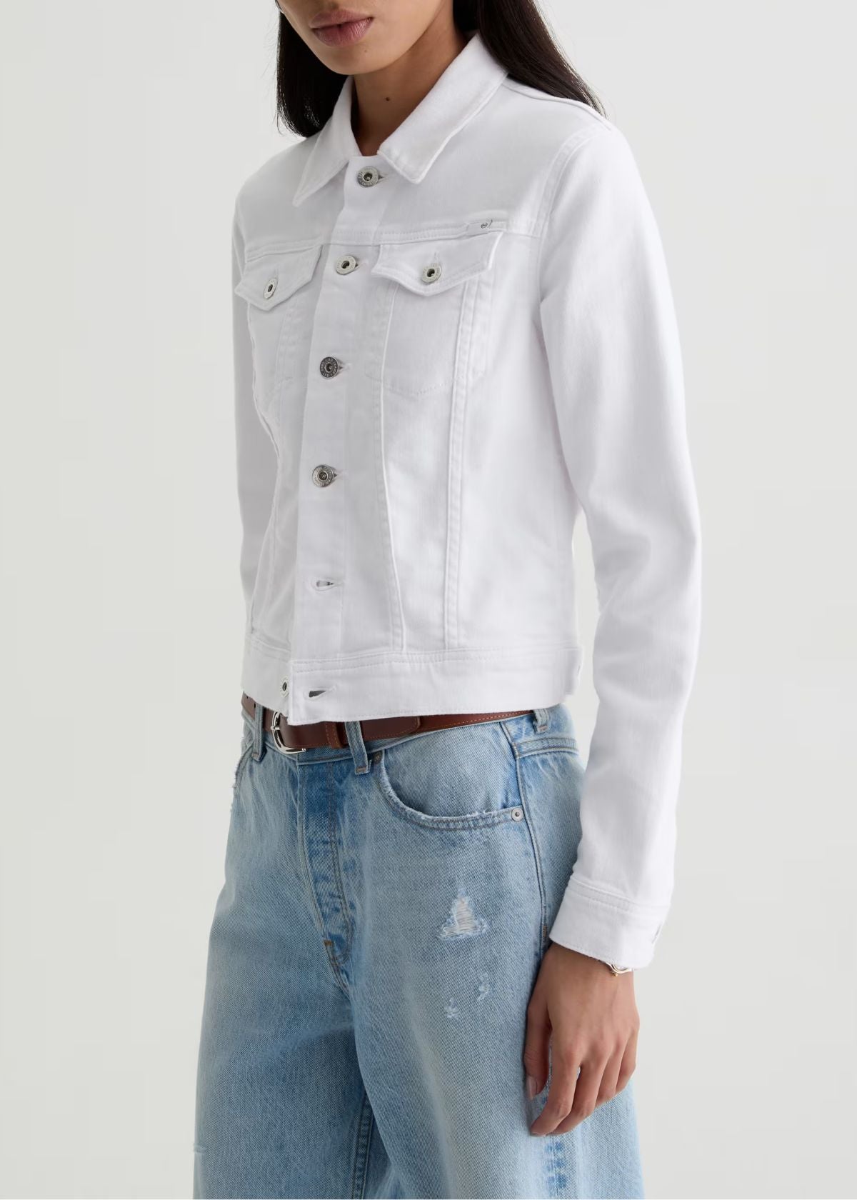 AG Robyn Denim Jacket - White