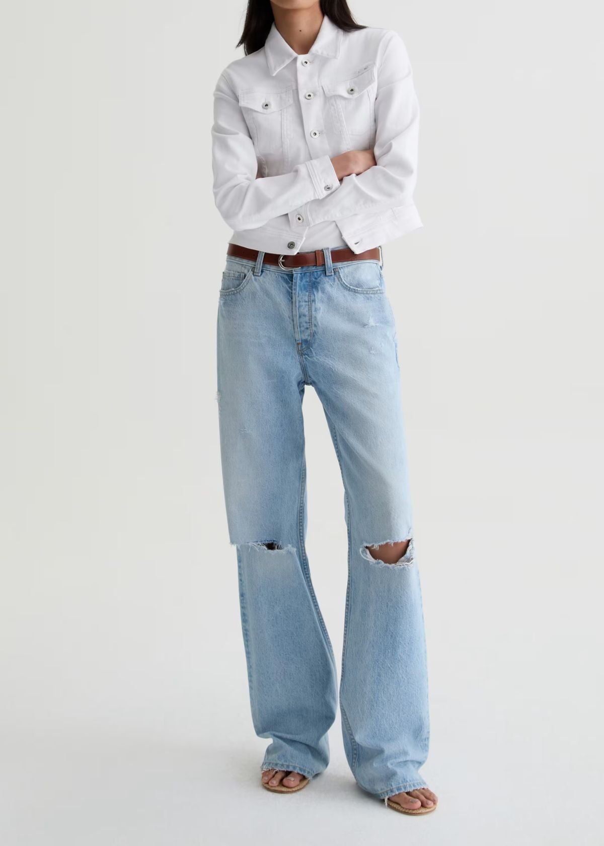 AG Robyn Denim Jacket - White