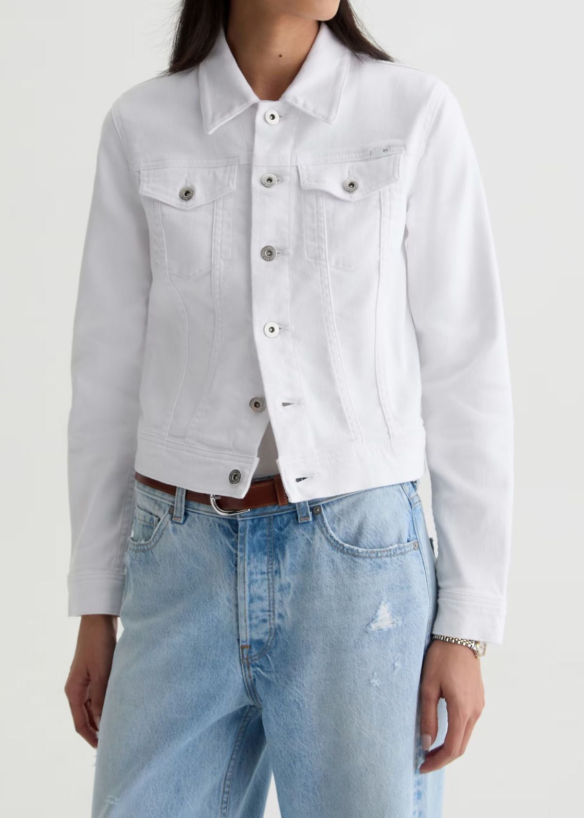 AG Robyn Denim Jacket - White