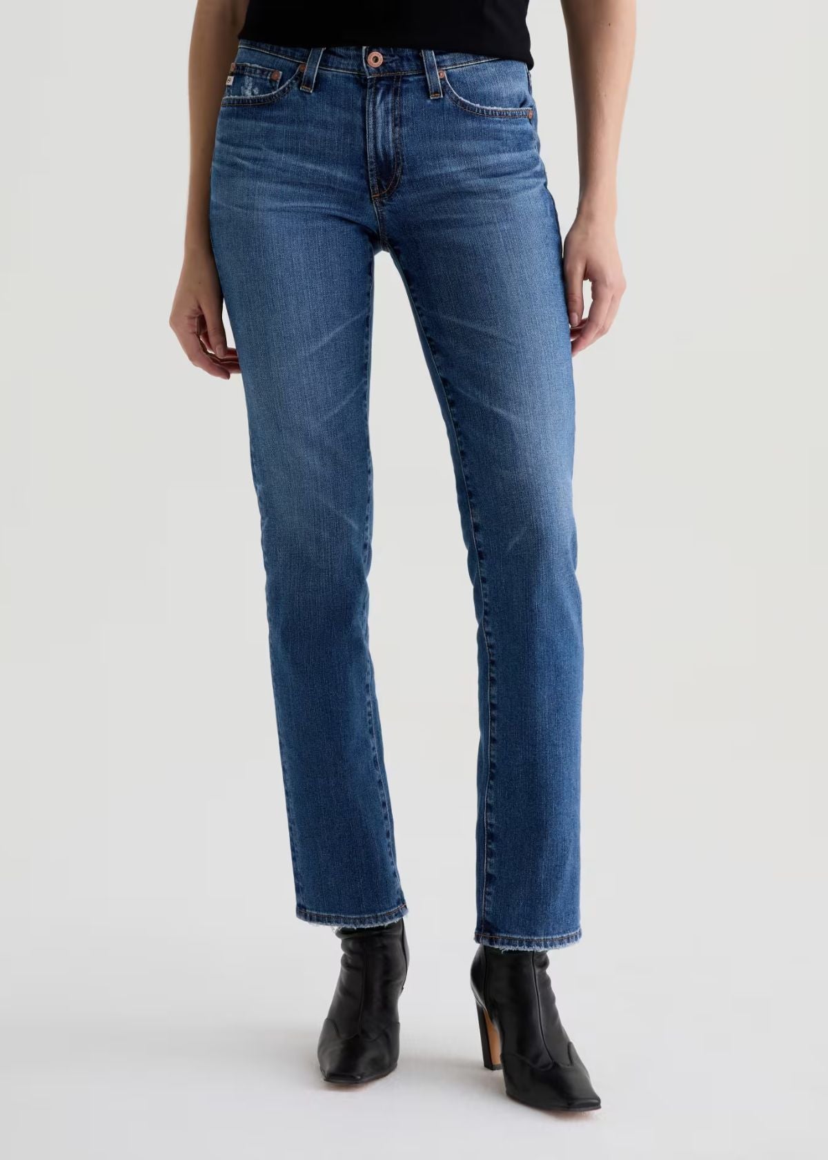 AG Sandra Low Rise Straight Leg Jean - 15 Years Prague