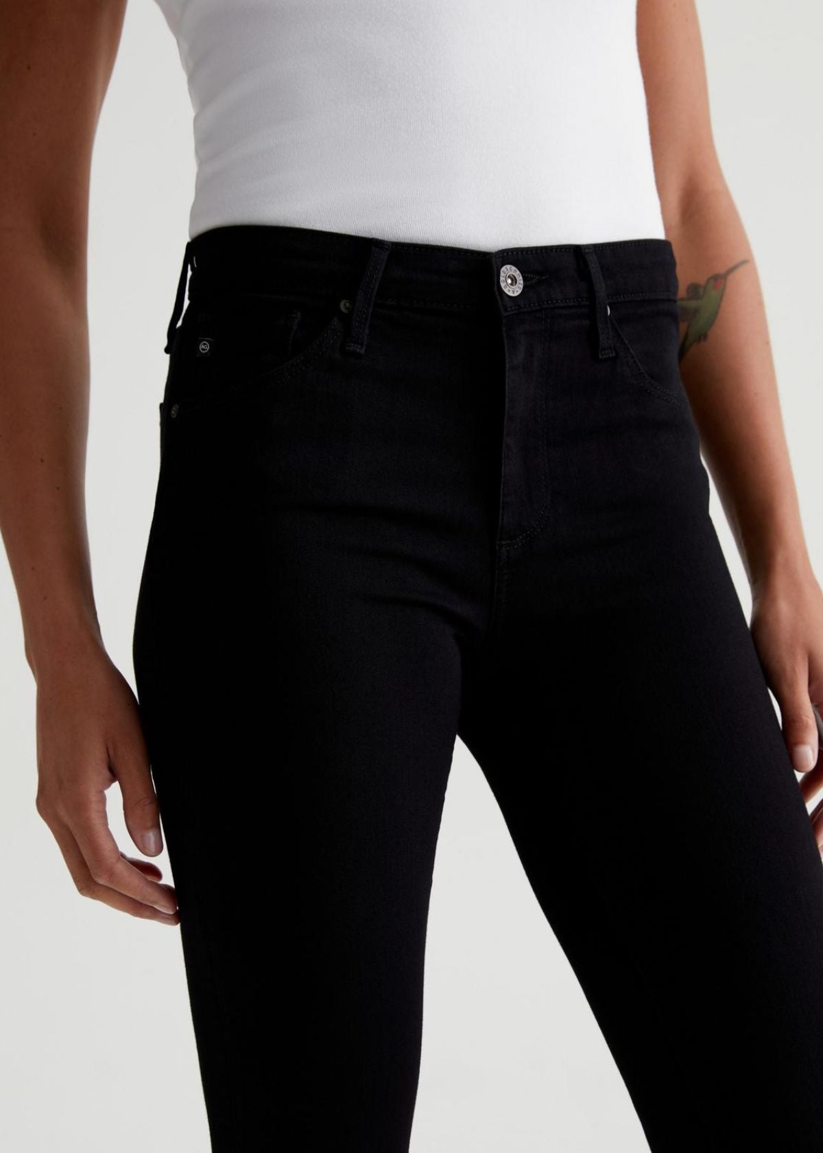 AG Prima Cigarette Leg Jean in Super Black