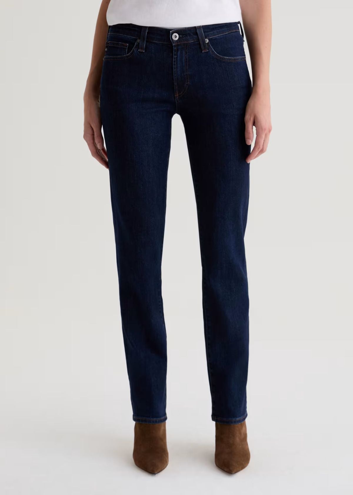AG Sandra Low Rise Straight Leg Jean - Modern Indigo