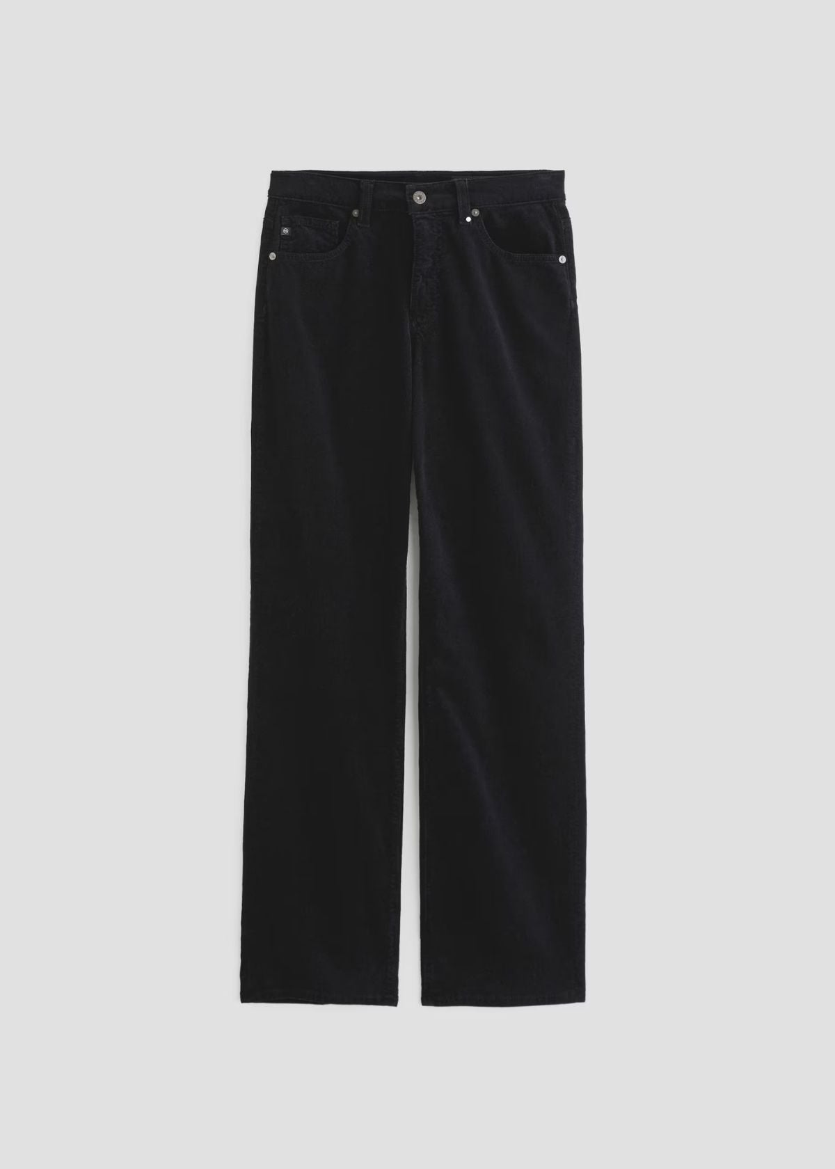 AG Brinley Corduroy Straight Leg Jean - Super Black