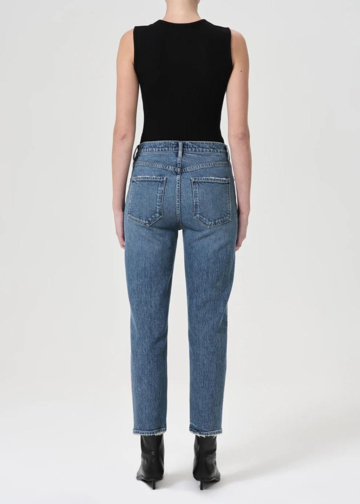 AGOLDE Riley Crop Jean - Moor