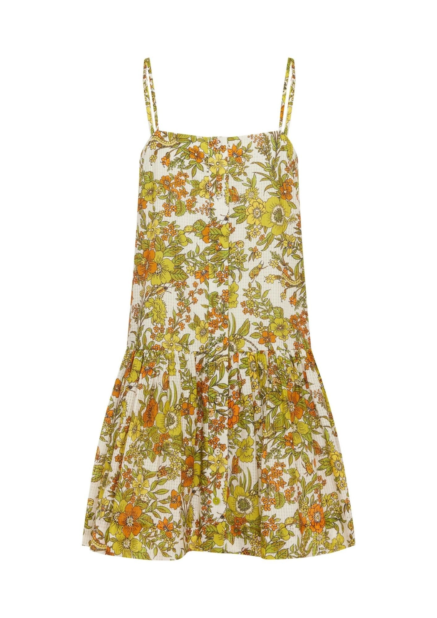 ALEMAIS Kitty Mini Dress - Ivory