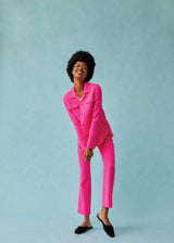 ANN MASHBURN Fiona Shirt Jacket - Fluorescent Pink