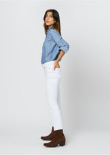 ANN MASHBURN Understudy Top - Cotolino Chambray
