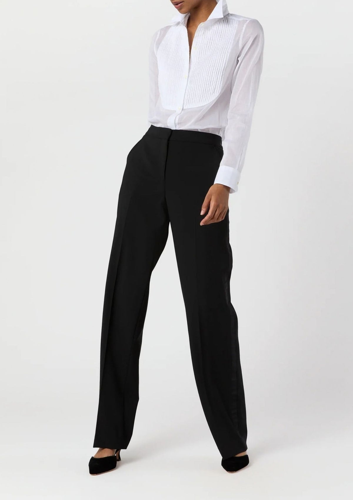 ANN MASHBURN Hattie Top - White Organdy