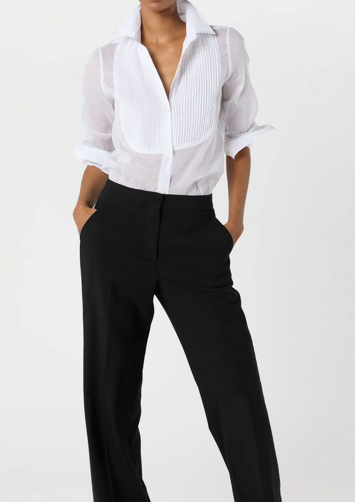 ANN MASHBURN Hattie Top - White Organdy