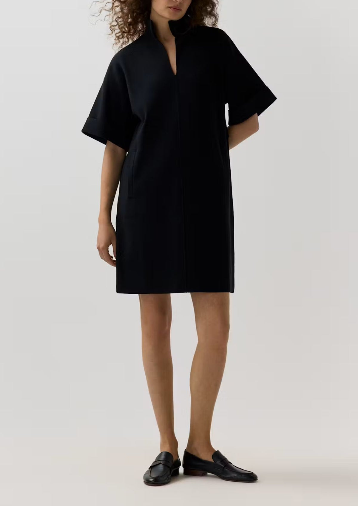 ANN MASHBURN Julia Sweater Dress - Black