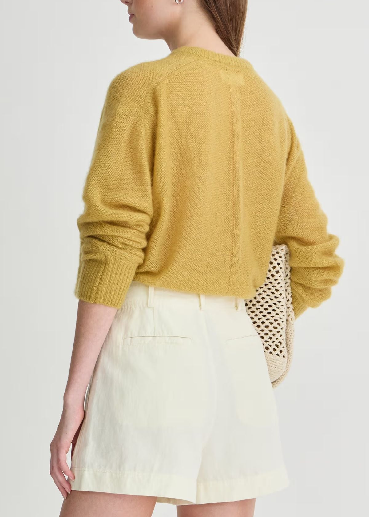 APIECE APART Softest Tissue Weight Sweater - Amber