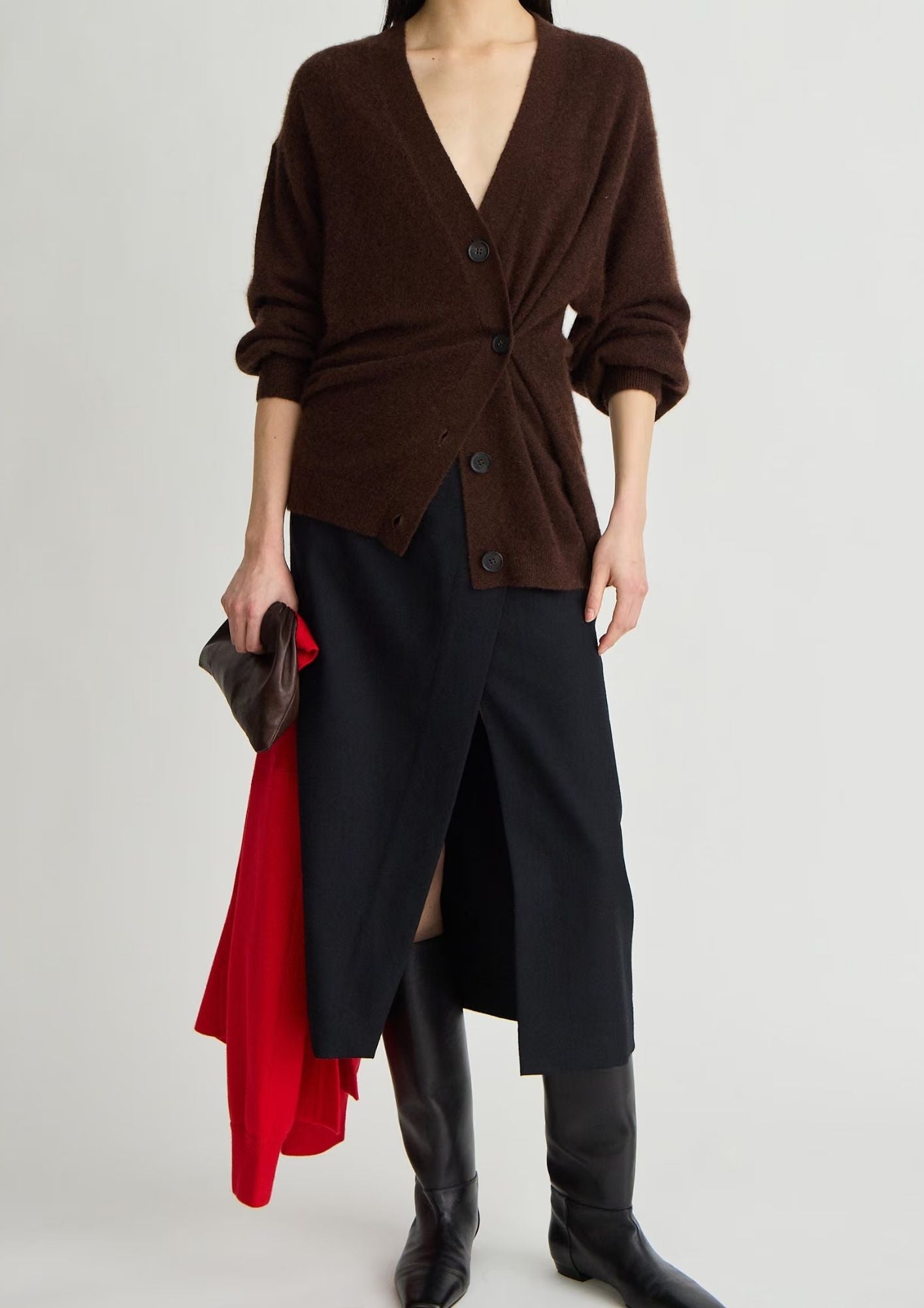 APIECE APART Origami Skirt - Black
