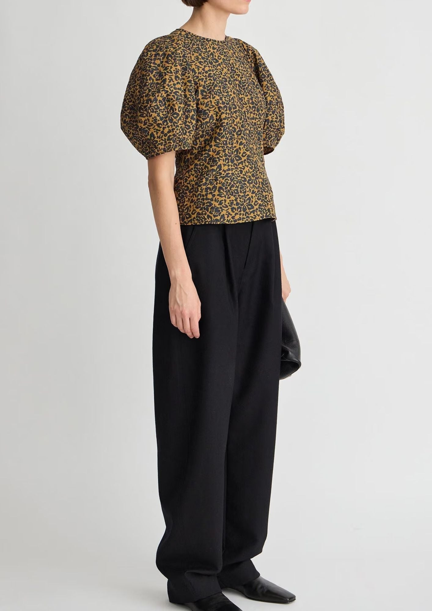 APIECE APART Lino Top - Leo Floral Midnight