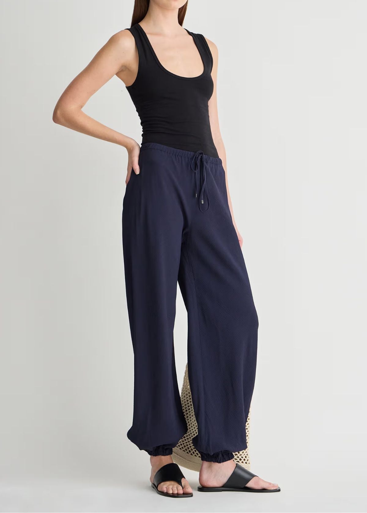 APIECE APART Flora Balloon Pant - Midnight