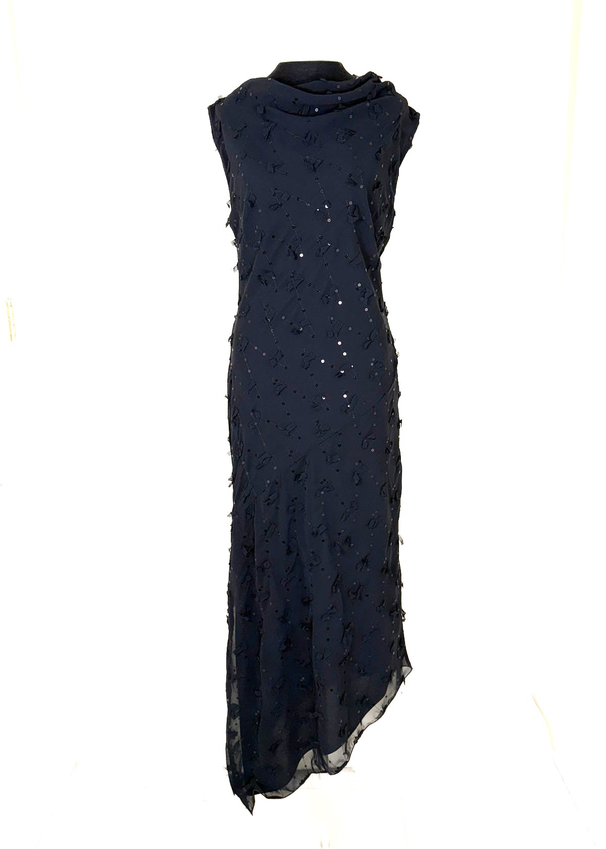 BEATRICE B. Sleeveless Sequin Dress - Black