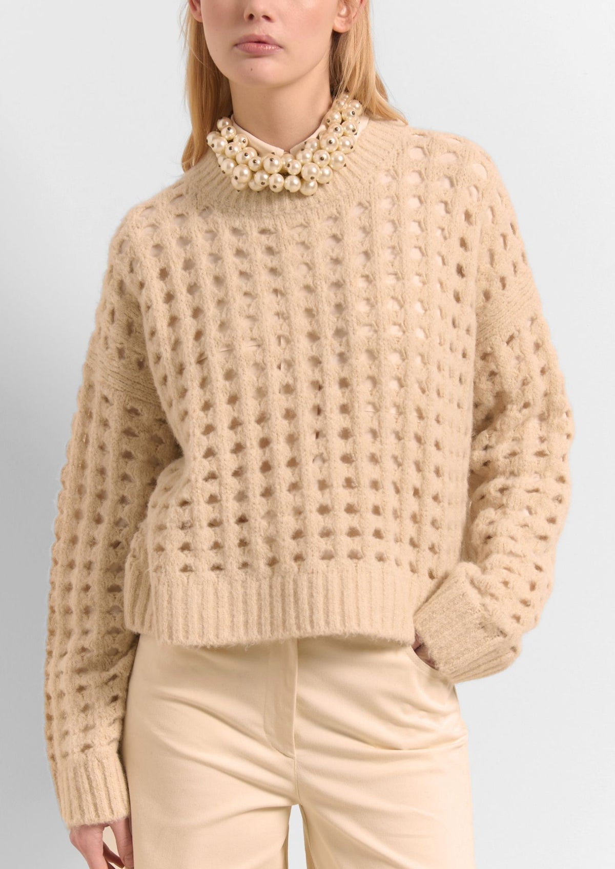 BEATRICE B. Network Sweater - Off White