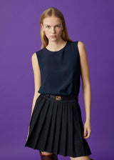 BEATRICE B. Torre Sleeveless Top - Navy