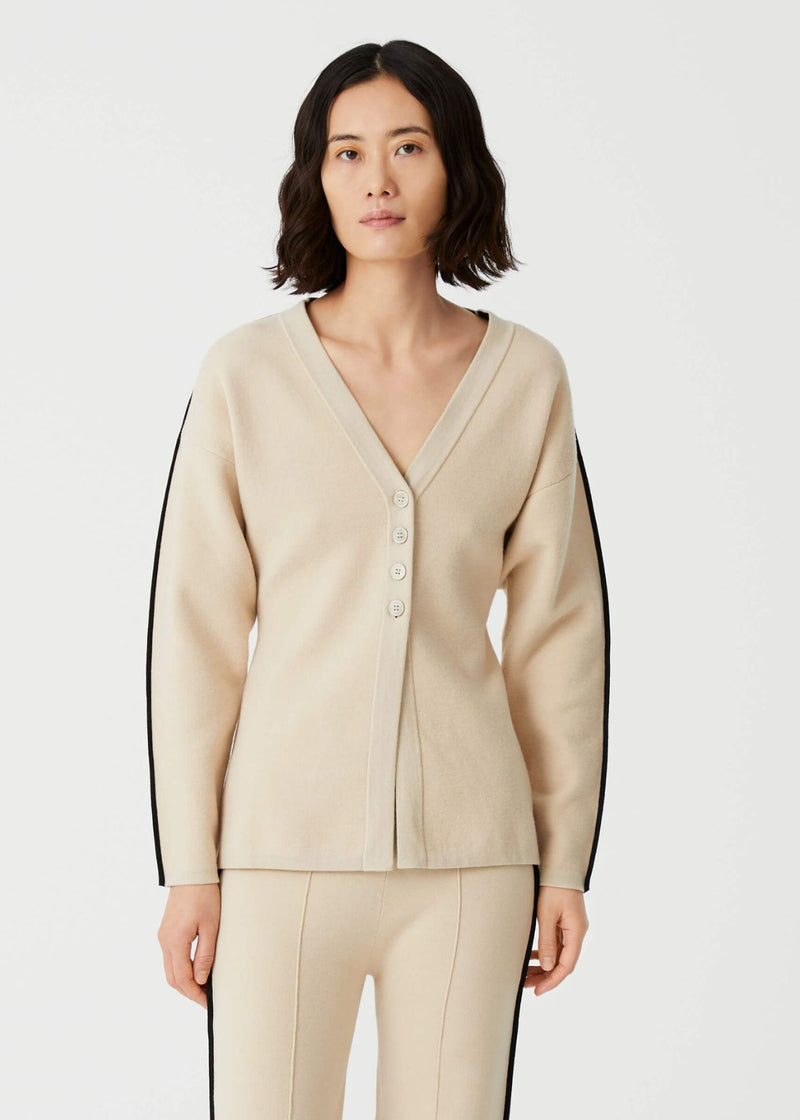 BEATRICE B. Active Cardigan - Oyster White