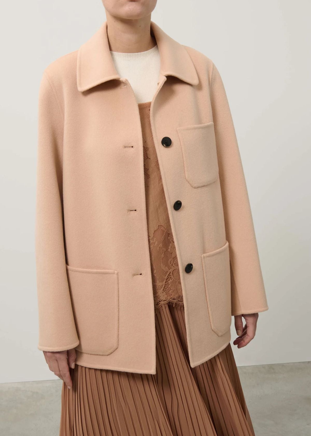 BEATRICE B. Double Shirt Jacket - Candied Ginger