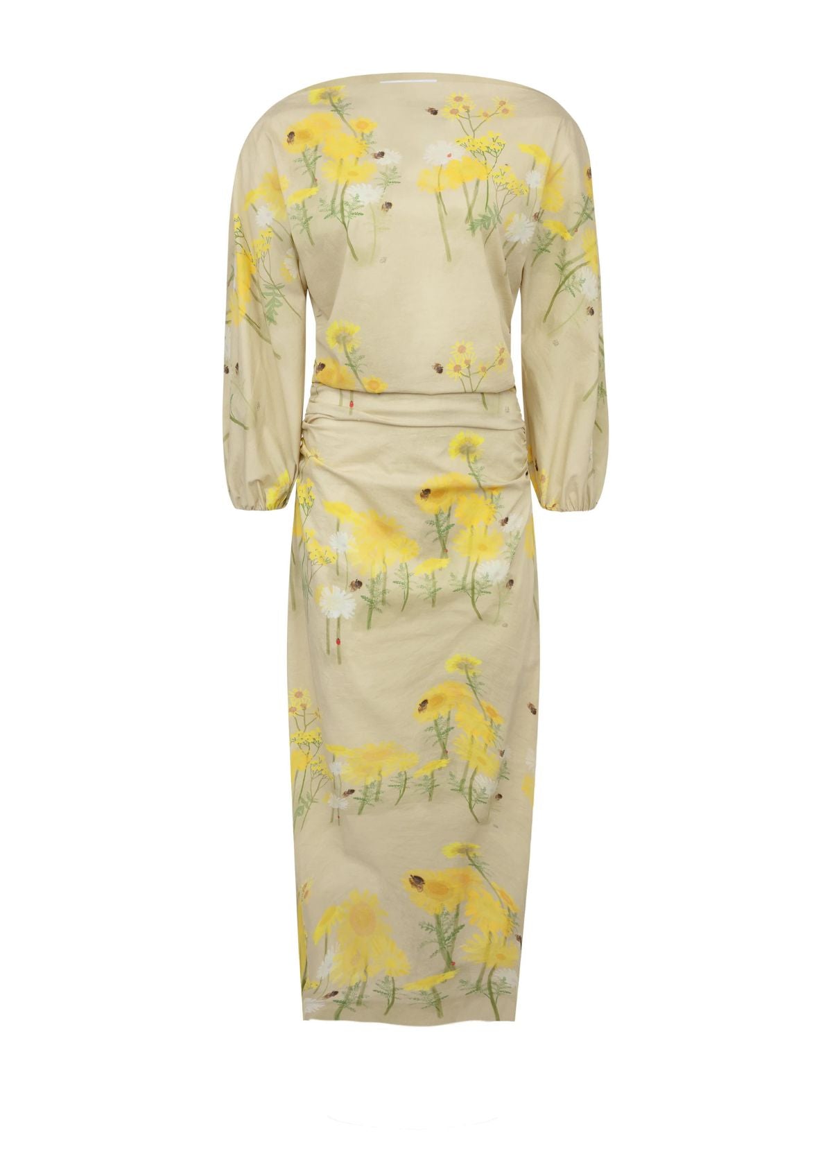 BERNADETTE Ezra Dress - Yellow Camomile Sand Print