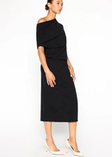 BROCHU WALKER Lori Sleeveless Dress - Black Onyx
