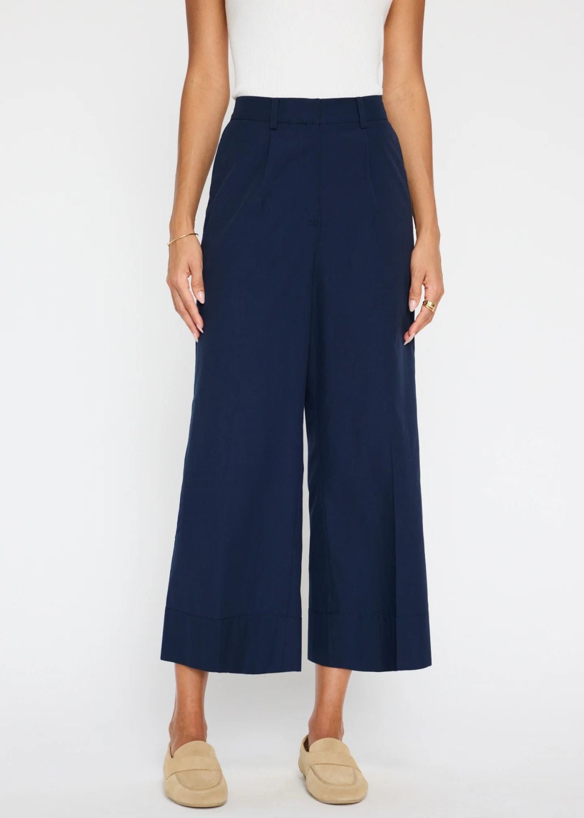 BROCHU WALKER Joya Cropped Pant - Navy