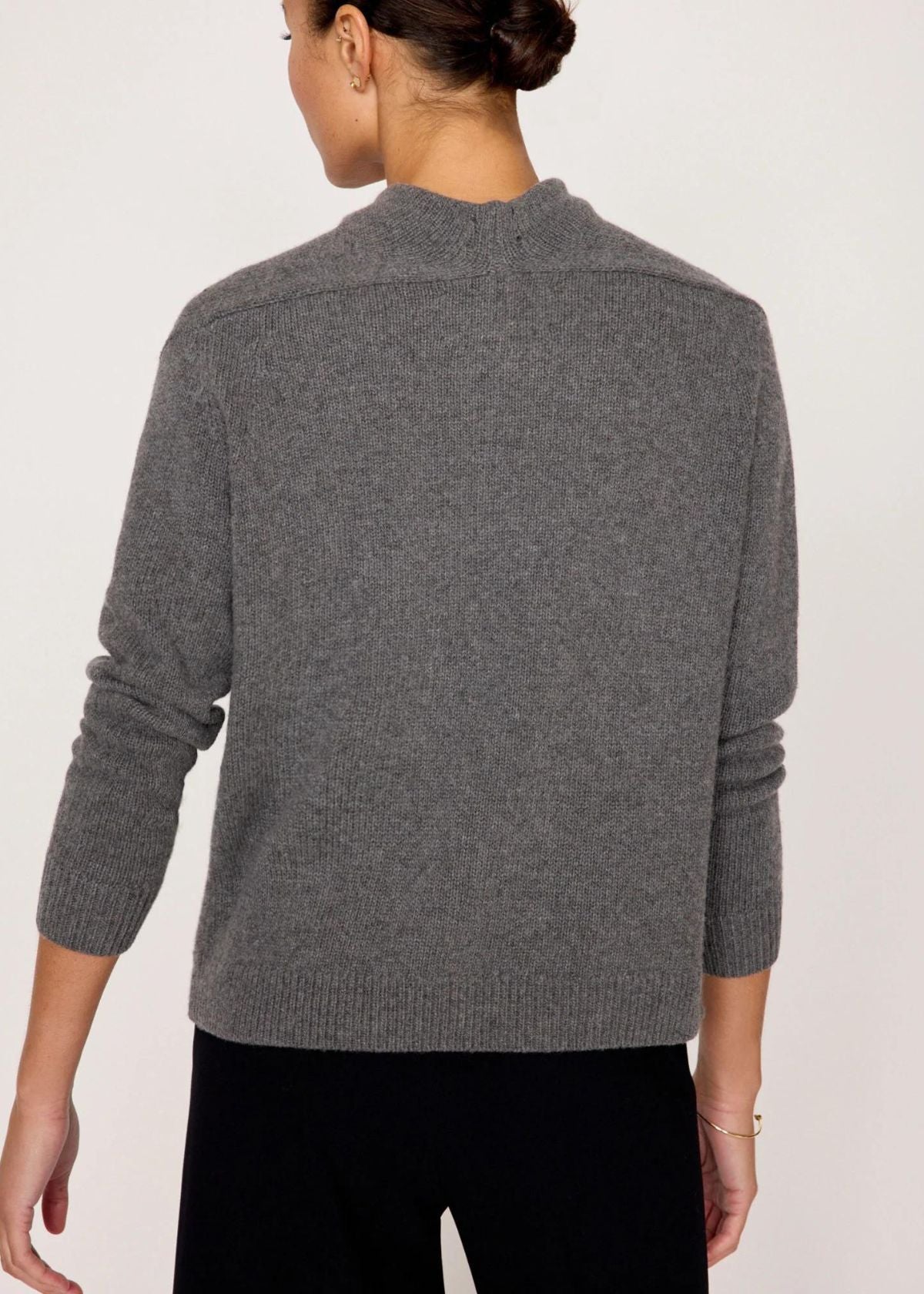 BROCHU WALKER Theo Pullover Sweater - Flint