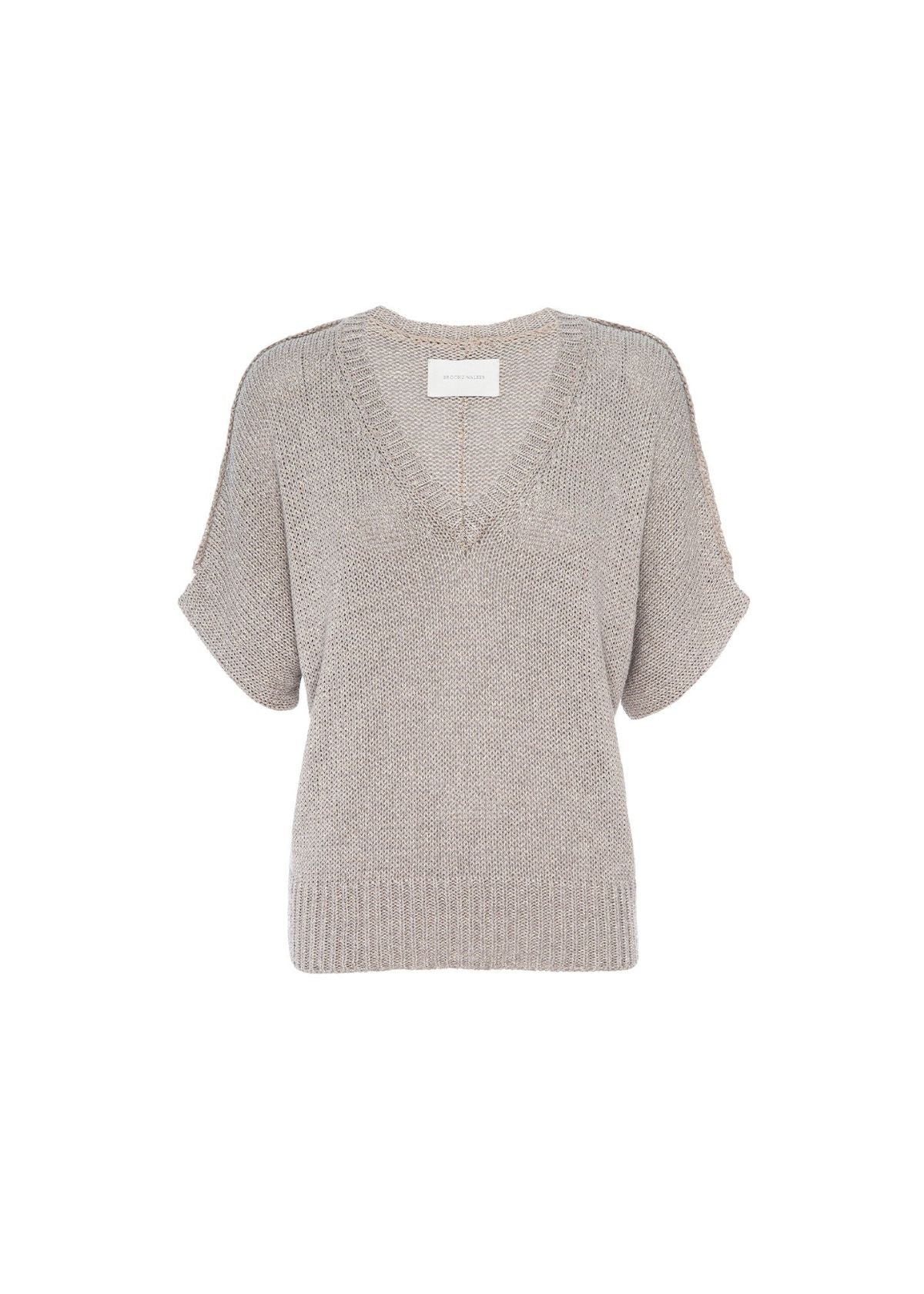 BROCHU WALKER Gaia Knit Top - Moonstone