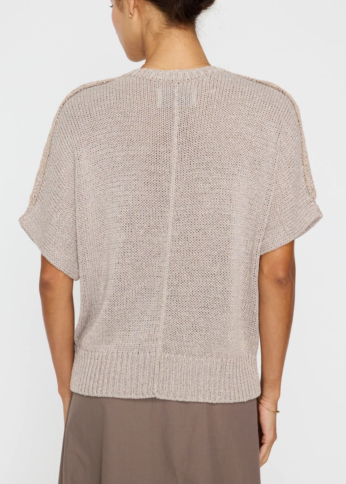 BROCHU WALKER Gaia Knit Top - Moonstone