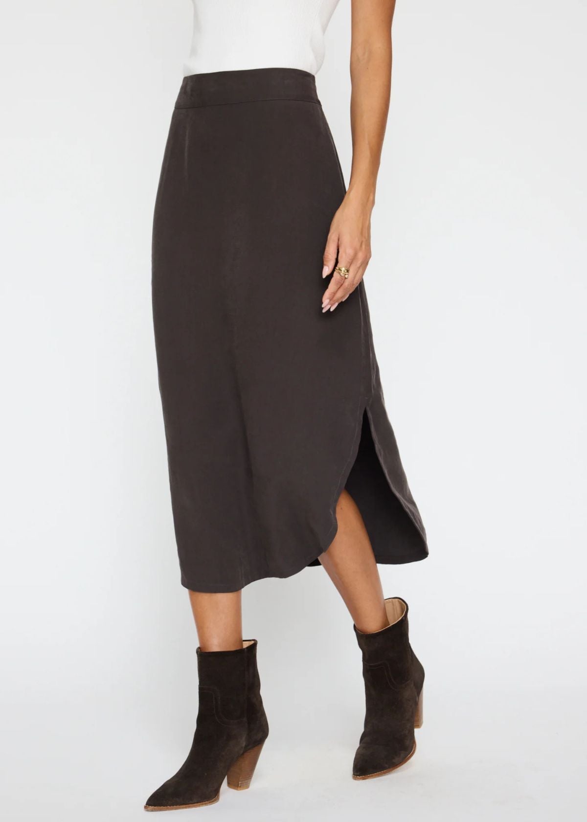 BROCHU WALKER Cabas Skirt - Licorice