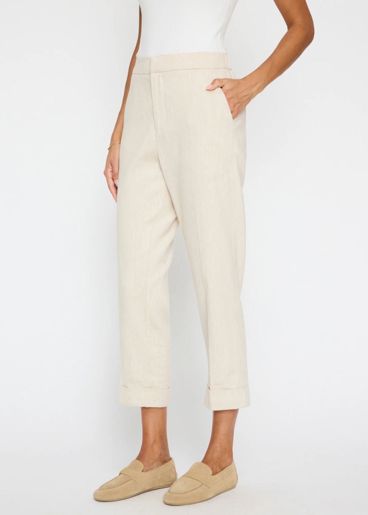 BROCHU WALKER Westport Pant - Flax