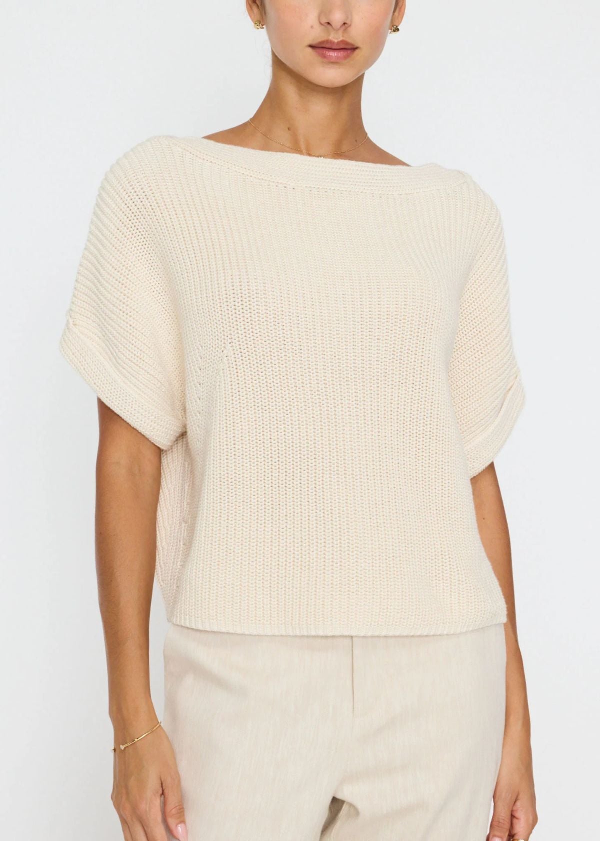 BROCHU WALKER Dree Sweater - Almond