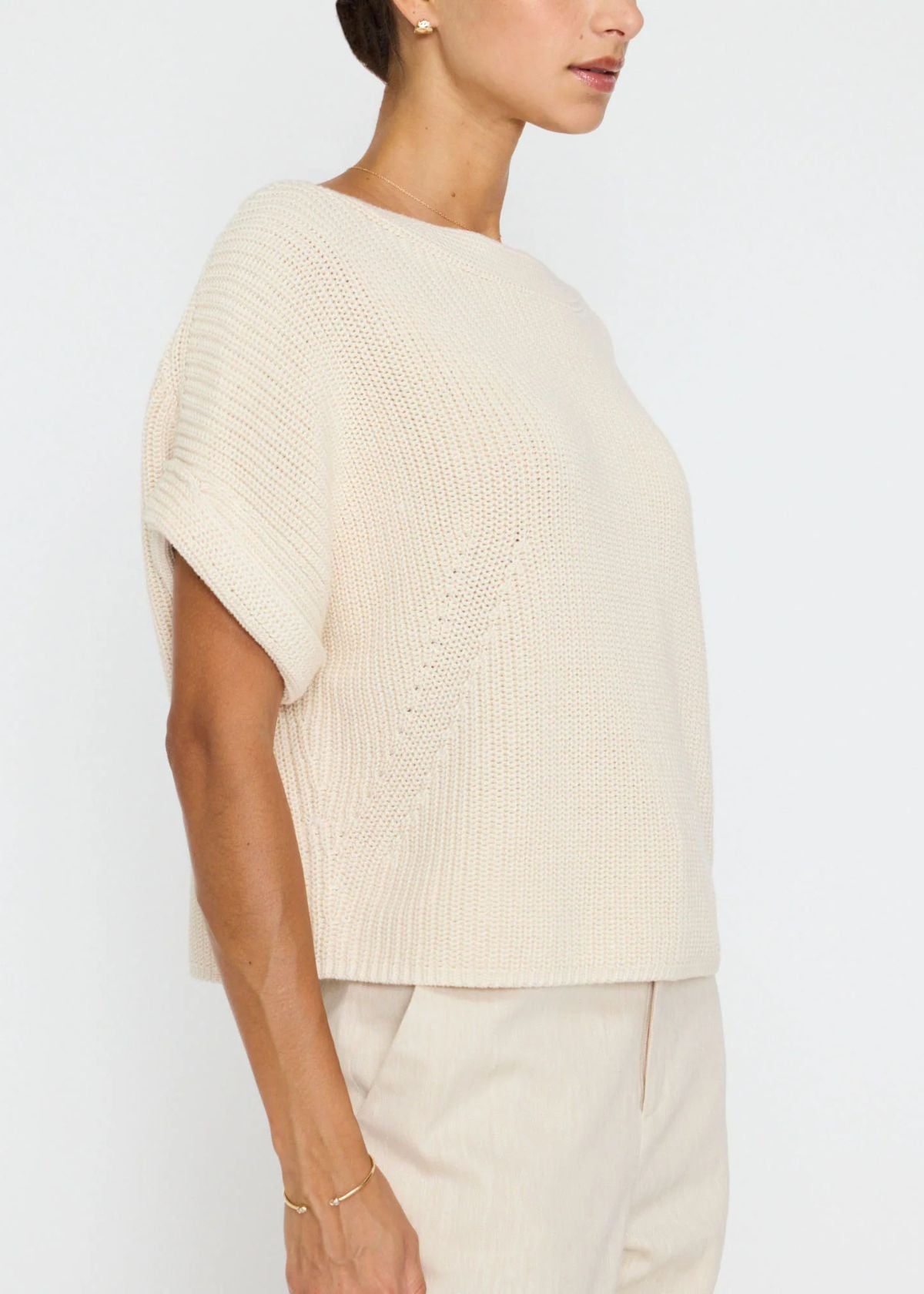 BROCHU WALKER Dree Sweater - Almond