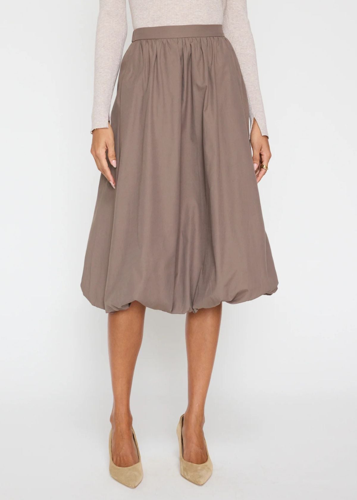 BROCHU WALKER Loti Bubble Skirt - Terra