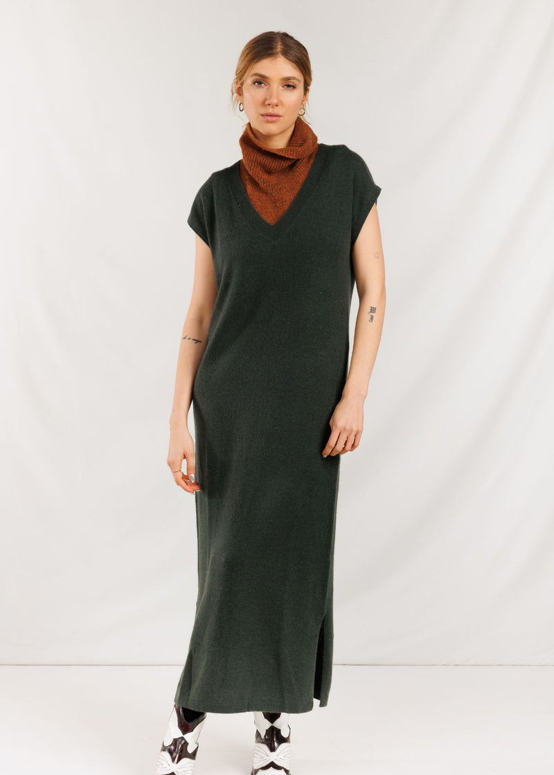 CRUSH. Olivia Maxi Dress - Army Green