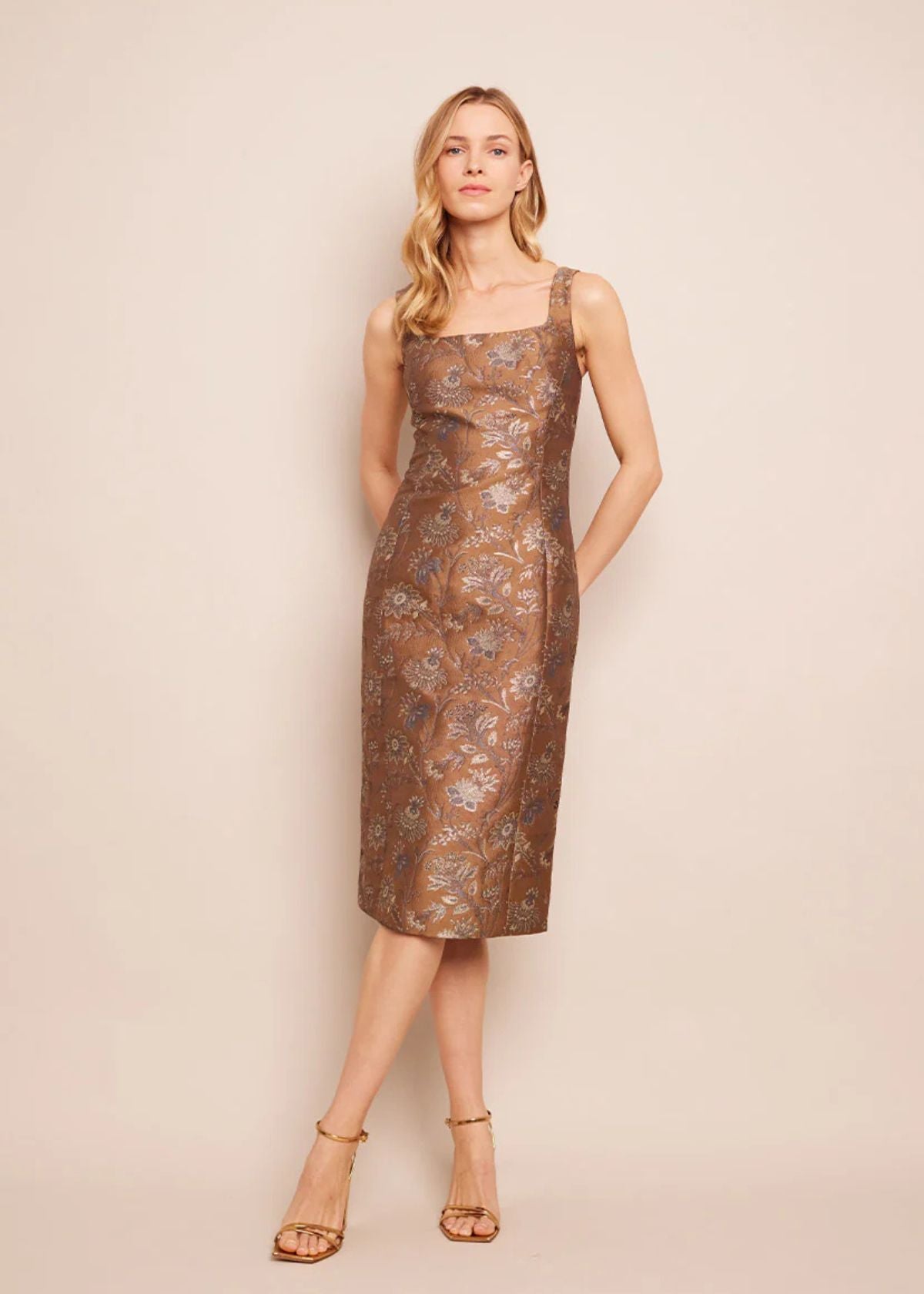 CARA CARA Carlie Dress - Jacquard Garden