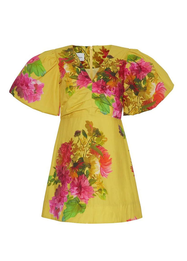 CARA CARA Aliza Dress - Floral Cream Gold