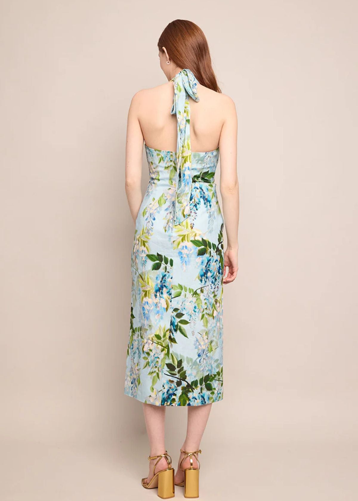 CARA CARA Perla Midi Dress - Wisteria Light Blue