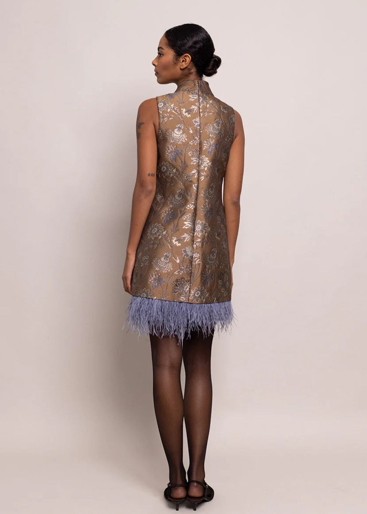 CARA CARA Tay Mini Dress - Jacquard Garden