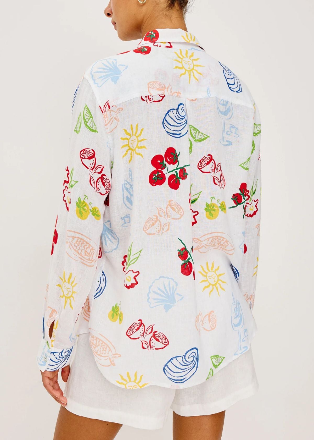 RAILS Charli Shirt - White Antipasti