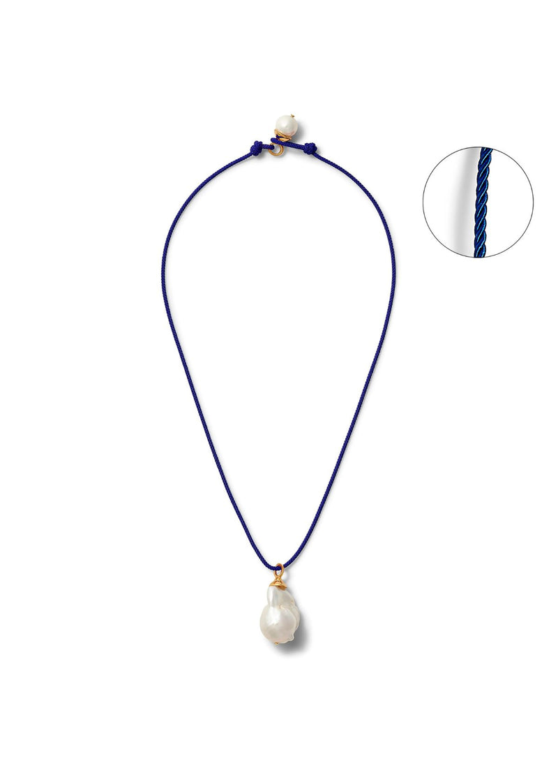 CATHERINE CANINO Baroque Coco Pendant - Royal Blue