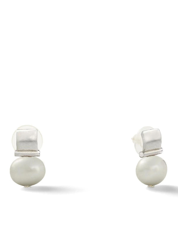 CATHERINE CANINO Sterling Baby Pebble Post Earring