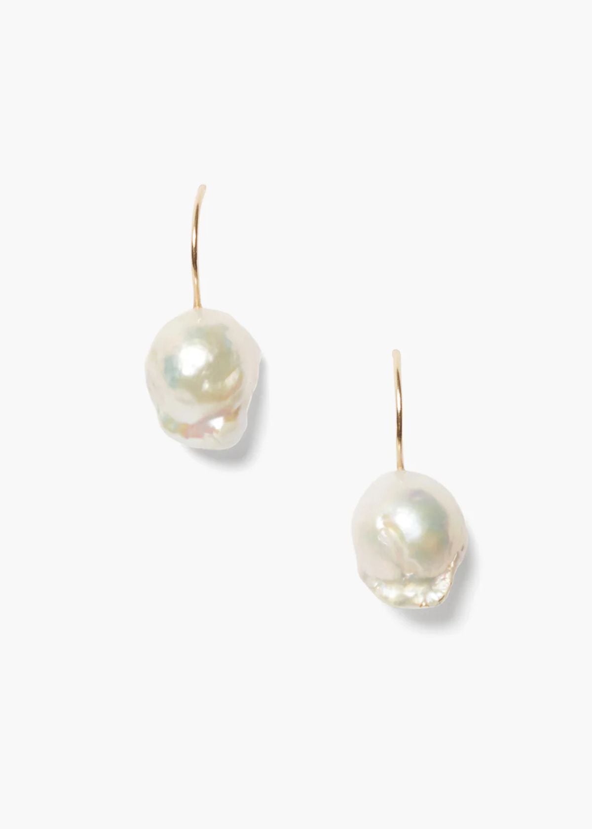 CHAN LUU 14K Baroque Earring - White Pearl