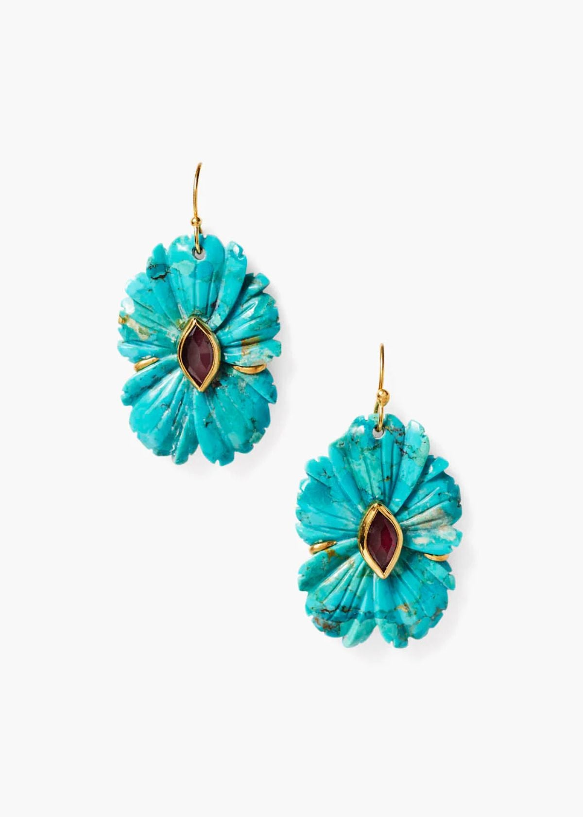 CHAN LUU Magnolia Earring - Turquoise