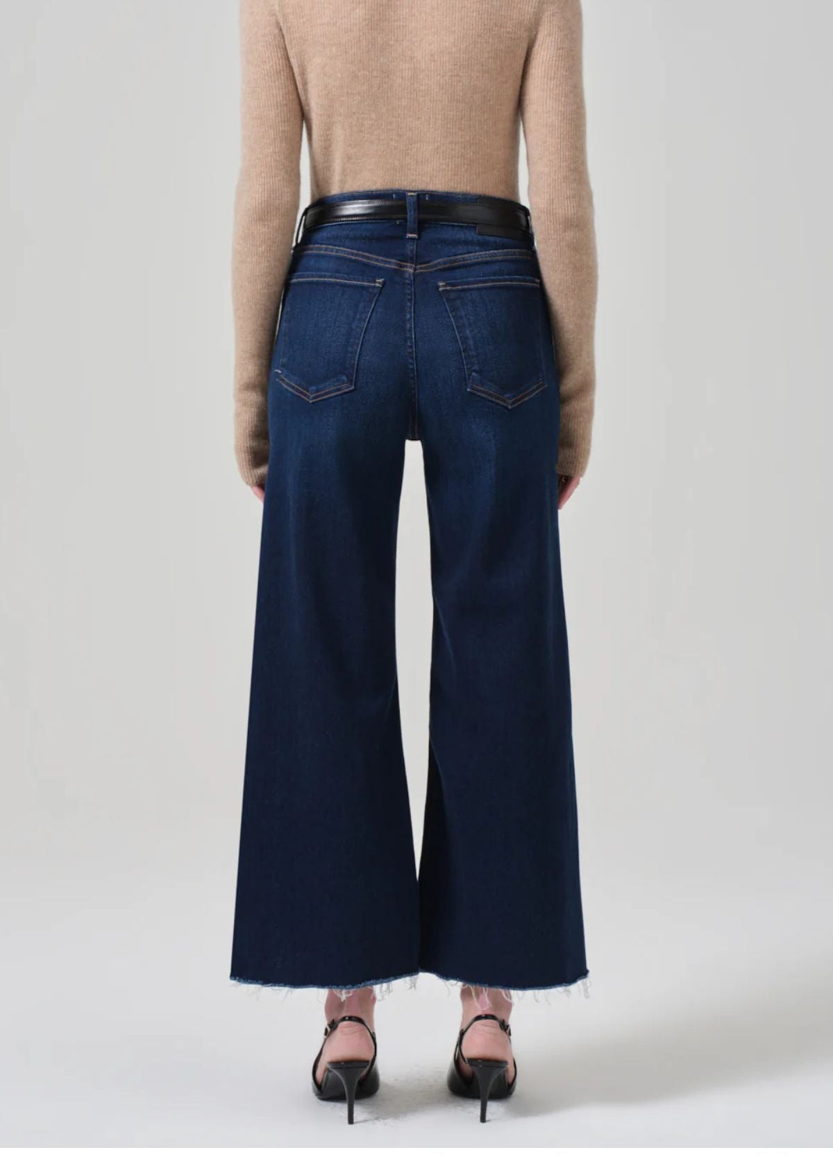 CITIZENS OF HUMANITY Lyra Wide Leg Crop Jean - Lotus