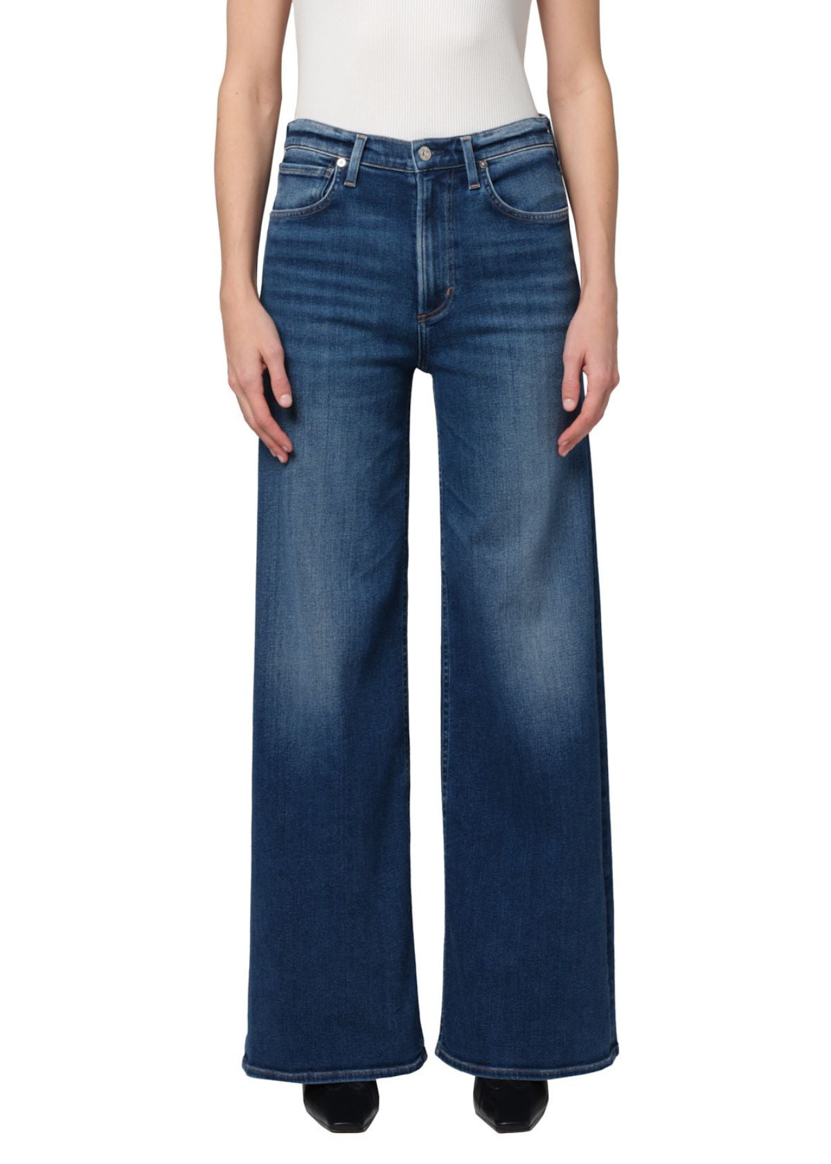 CITIZENS OF HUMANITY Lyra Long Wide Leg Jean - Ambry