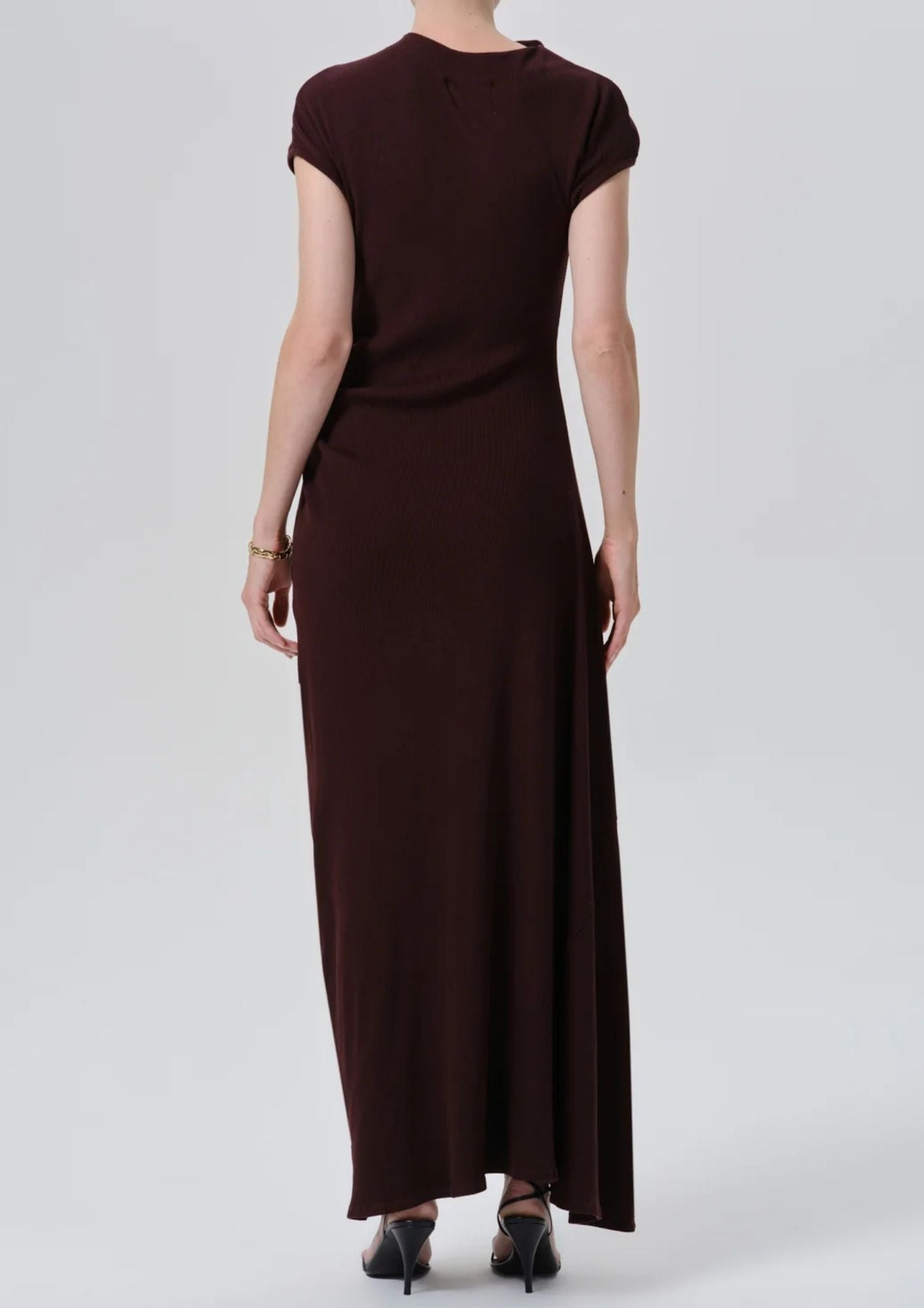 CITIZENS OF HUMANITY Kira Sculptural Dress - Mahogany