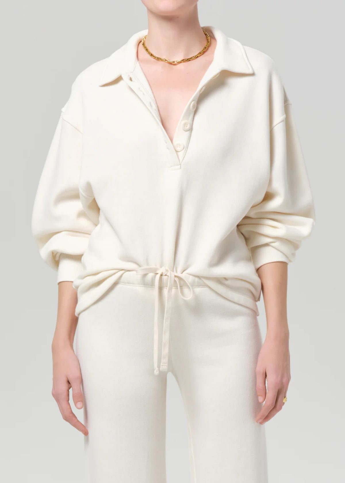 CITIZENS OF HUMANITY Vintage Polo Top - Pashmina