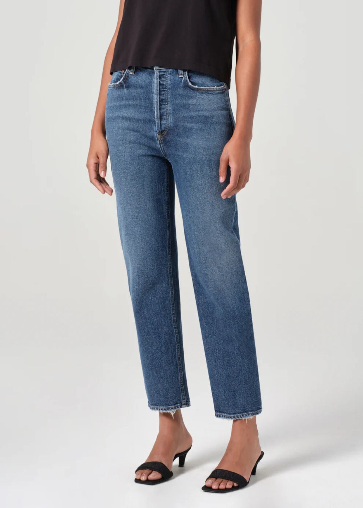 AGOLDE 90's Pinch Waist Crop Jean - Solace