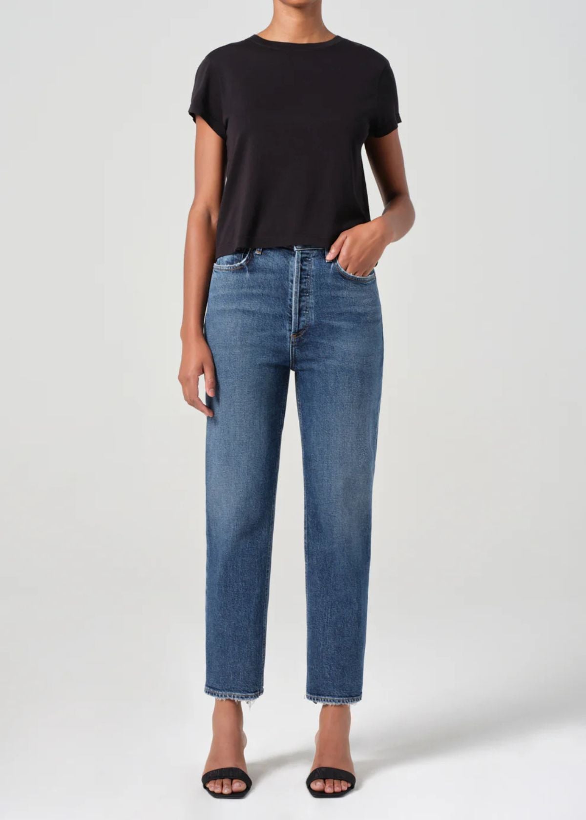 AGOLDE 90's Pinch Waist Crop Jean - Solace